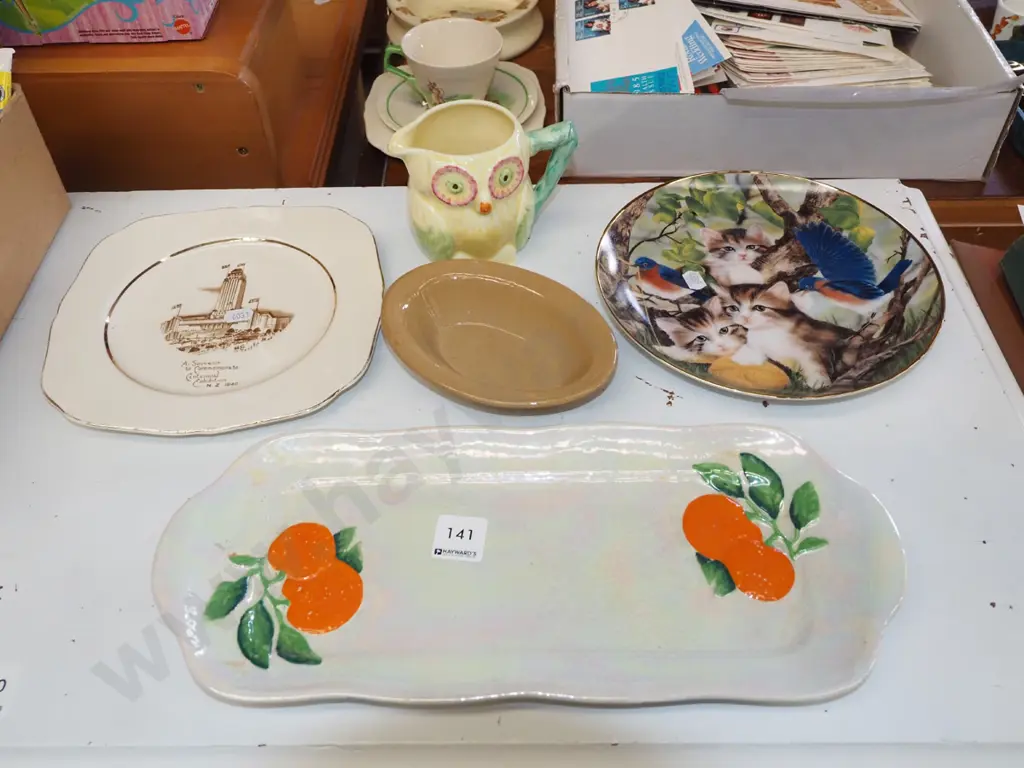 centennial exhibition plate, jug etc Image 1++