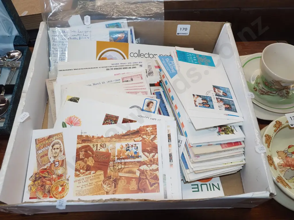 box of first day covers Image 1++