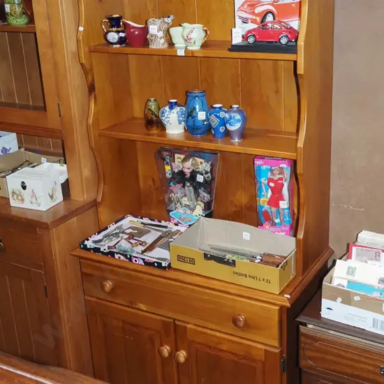 solid pine Welsh dresser H1820 W860 D400