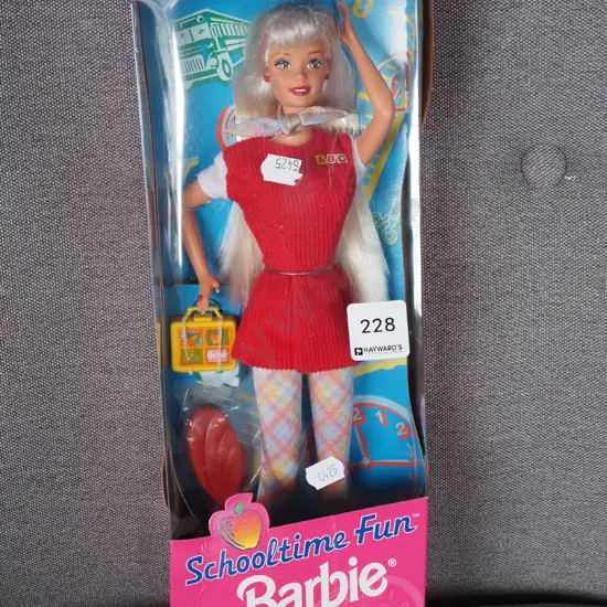 boxed School Time Fun Barbie - damage to box
