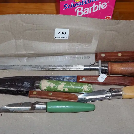 box; kitchen utensils