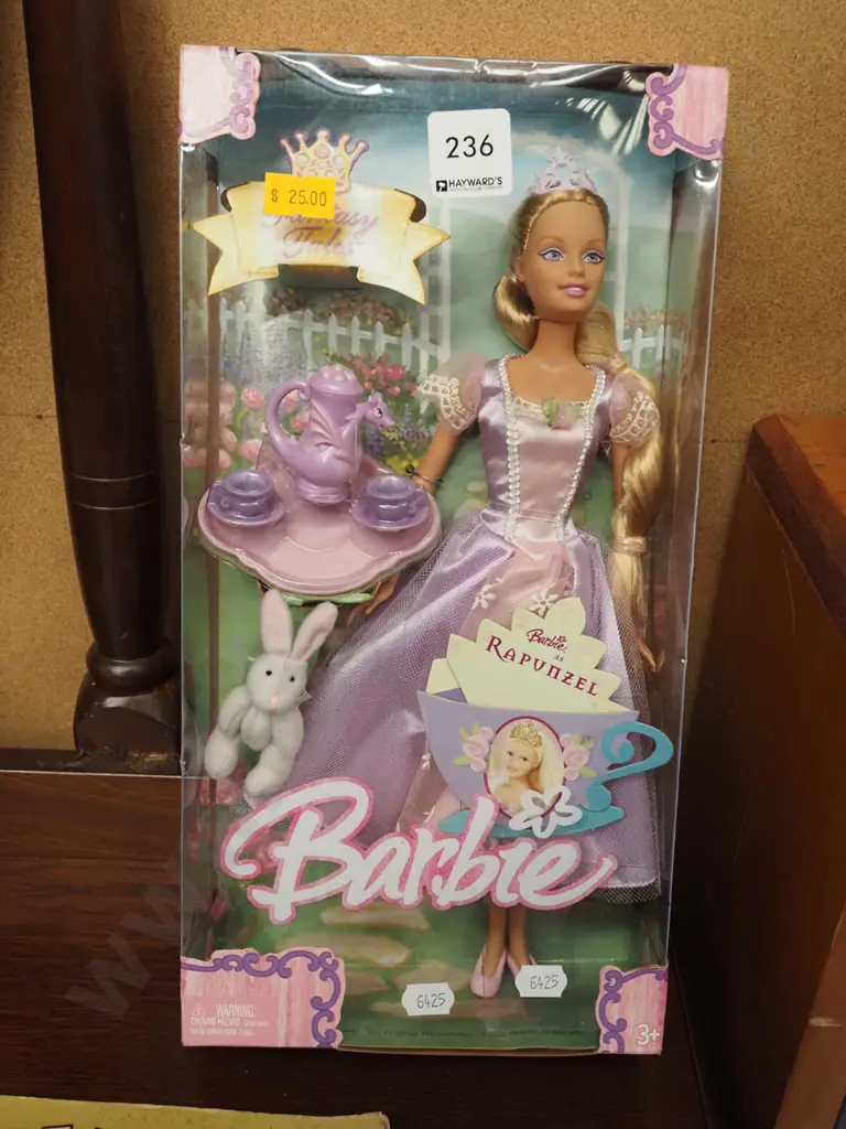 boxed as new Rapunzel Barbie Image 1++