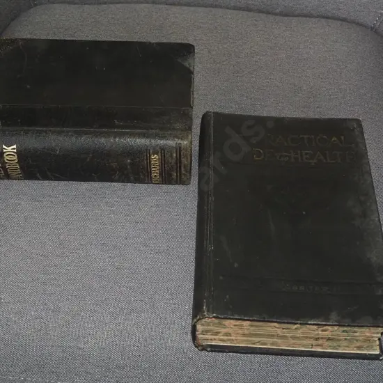 2x vintage books