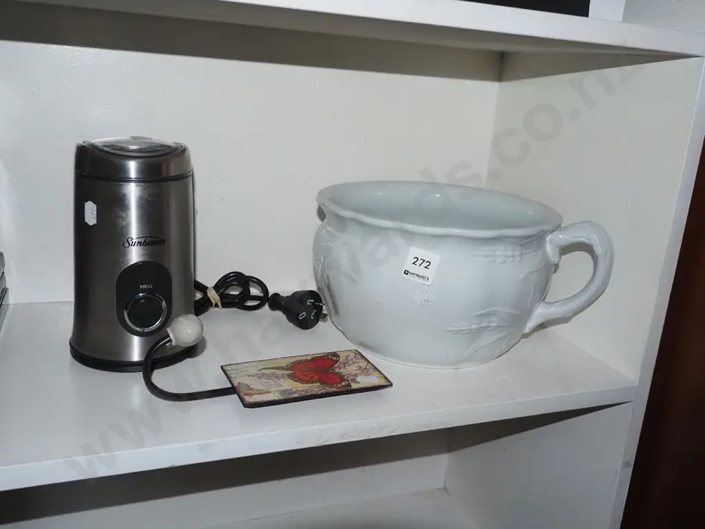 Sunbeam Slice and bean grinder, coat hook etc Image 1++