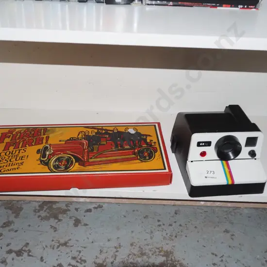 camera themed toilet paper dispenser, Fire Fire board game