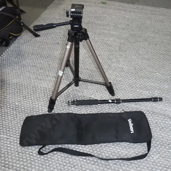 Velbon tripod, mono pod