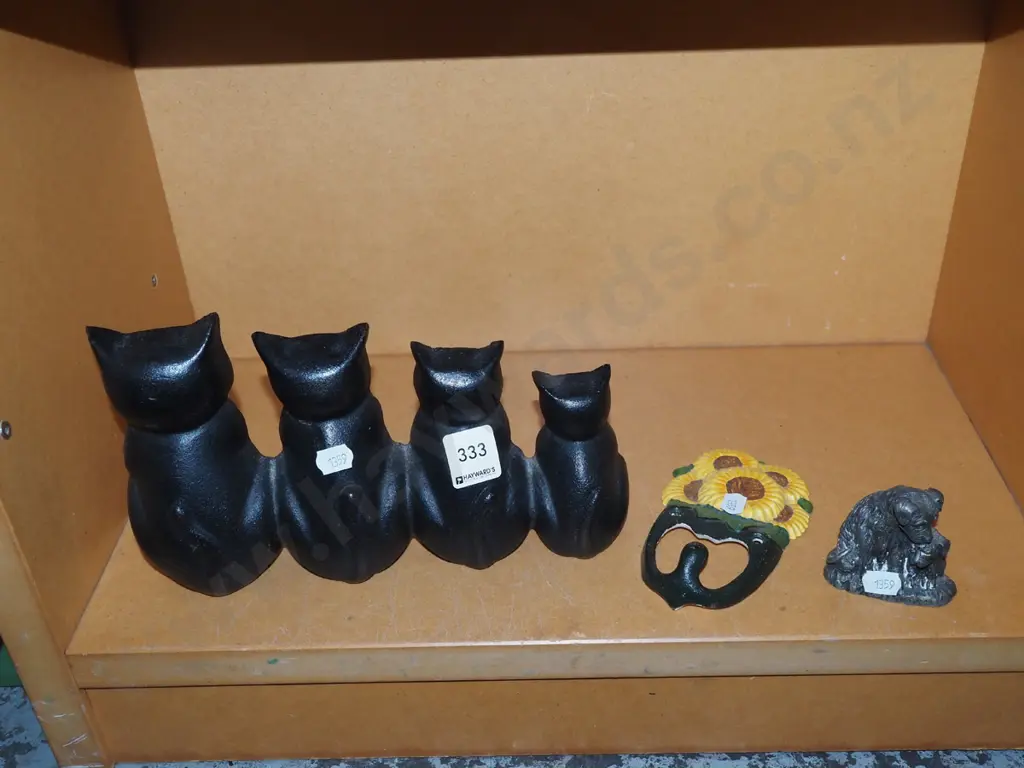 cast iron hat themed door stop, coat hook etc Image 1++