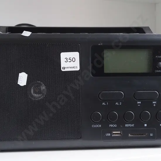 portable clock radio