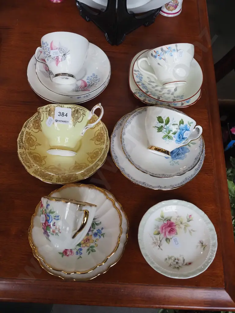 5x trios, Royal Albert pin dish Image 1++