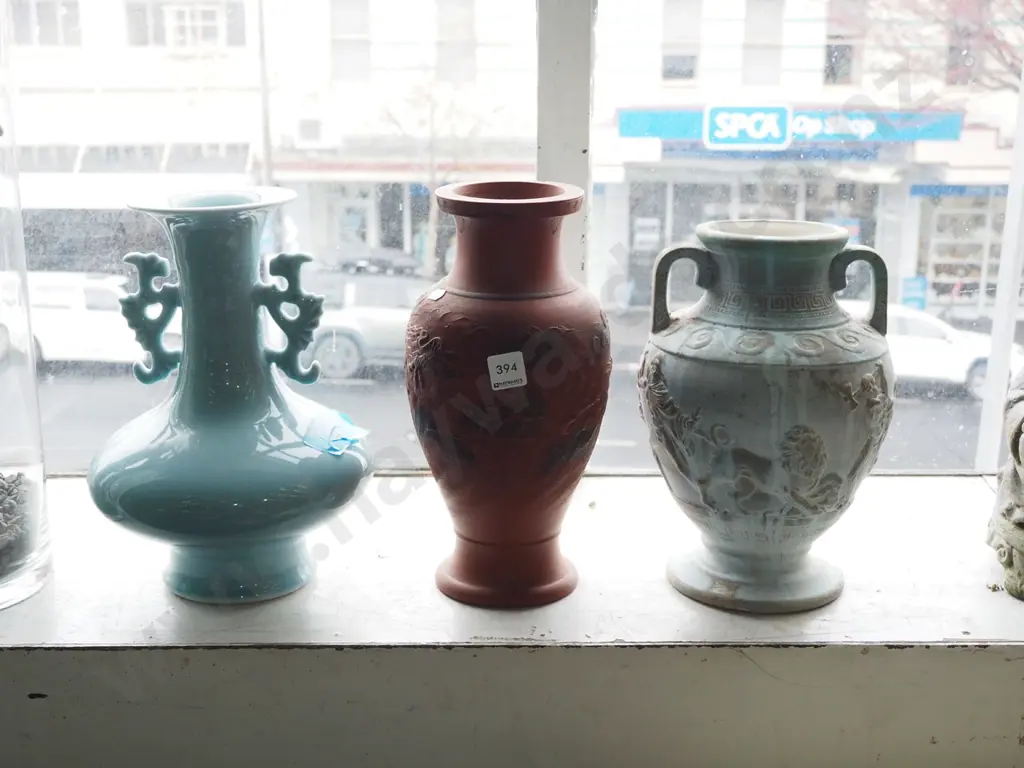 3x vases - some have faults H300 Image 1++