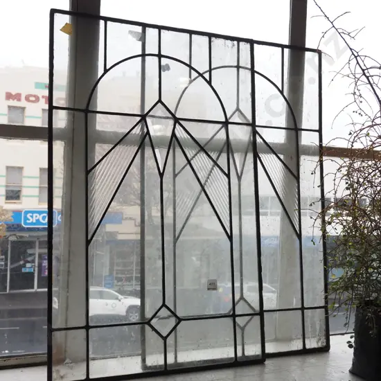 2x leadlight panes - need a clean H770 W490