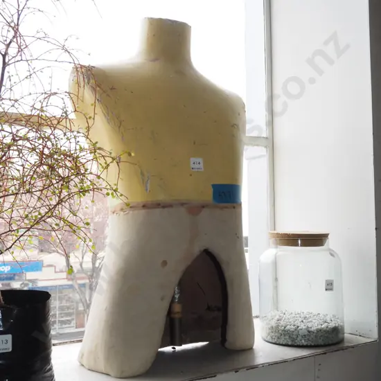vintage shop mannequin torso H700