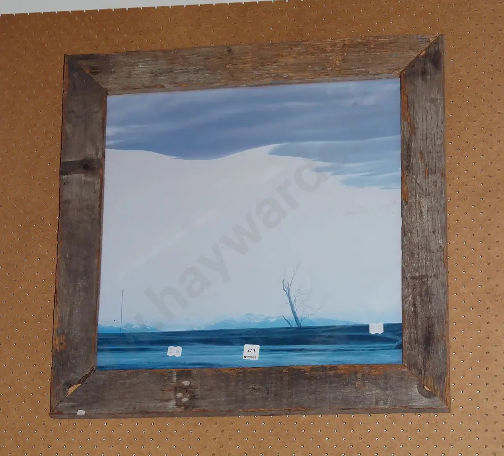 rustic faded framed print - landscape Image 1++