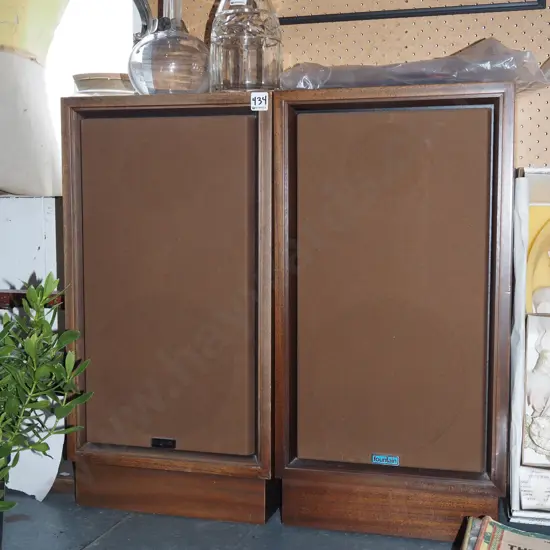 pair of Fountain audio speakers