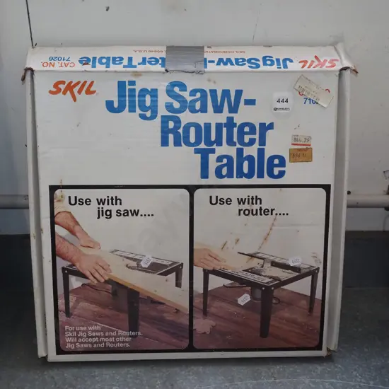 boxed jigsaw/router table