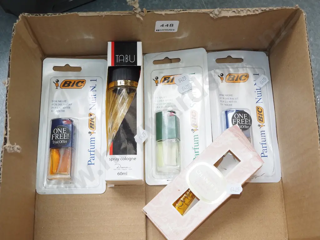 box of Bic perfumes and others Image 1++