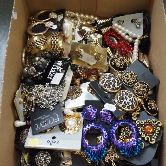 box of costume jewellery