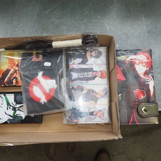 box; wallets, purses etc