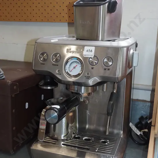 Breville espresso machine with tap out