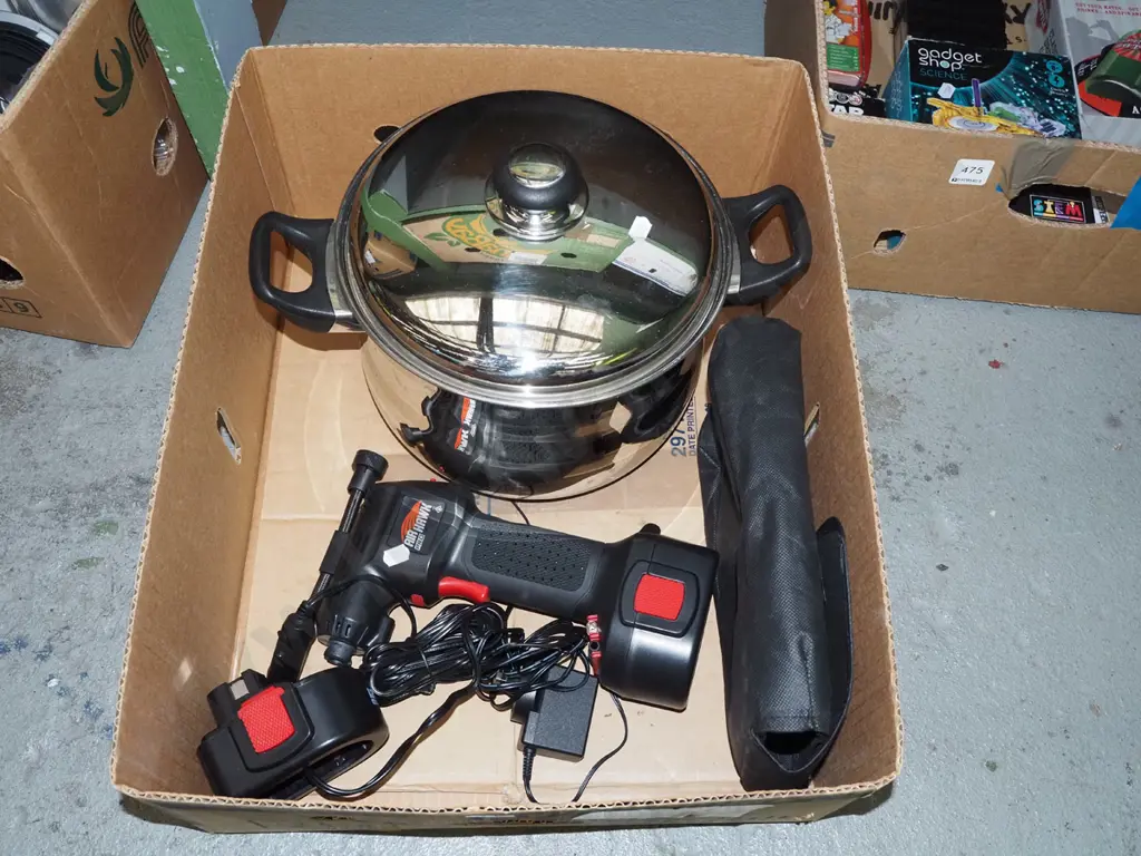 box; pot, air hawk tyre inflater Image 1++