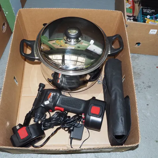 box; pot, air hawk tyre inflater