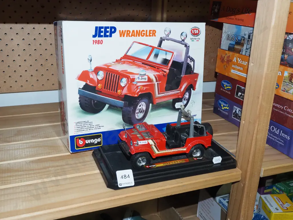 diecast model of Jeep Wrangler Burago 1980 Image 1++