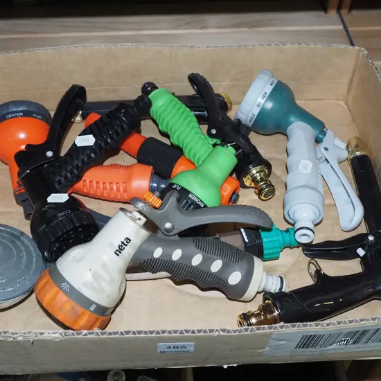 box of hose attachments