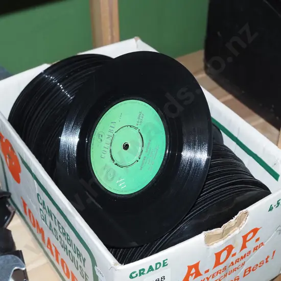 box of 45s