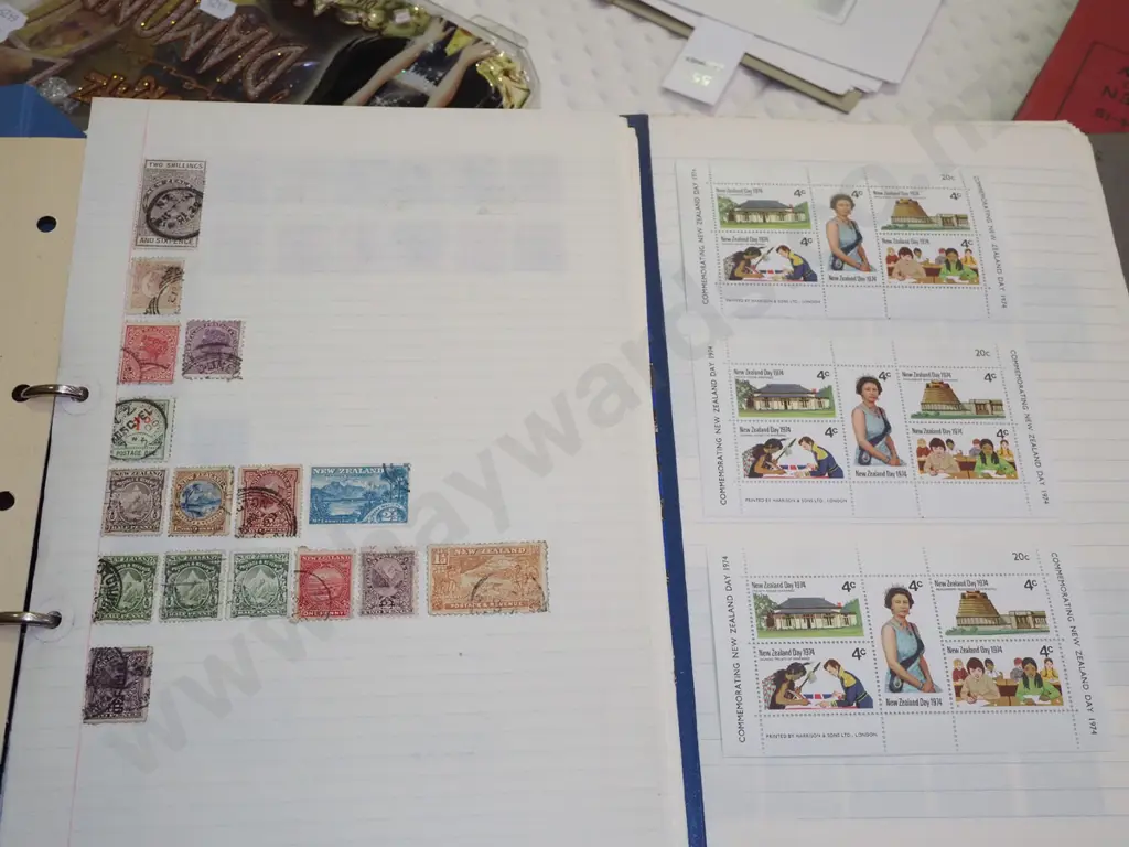 various folders of stamps, Chinese classical stamp reference books Image 1++