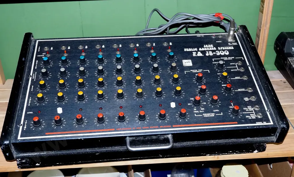 Jade 8 channel powered PA mixer - As Is No Returns Image 1++