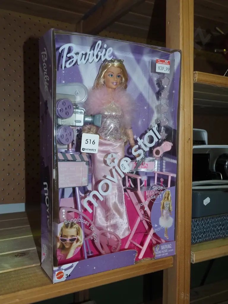 boxed Barbie Movie Star - damage to box Image 1++