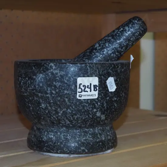 stone mortar and pestle