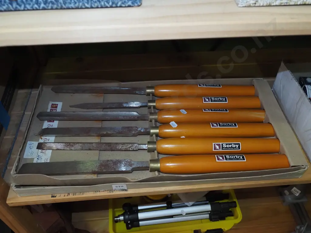 Sorby lathe chisels - rust Image 1++