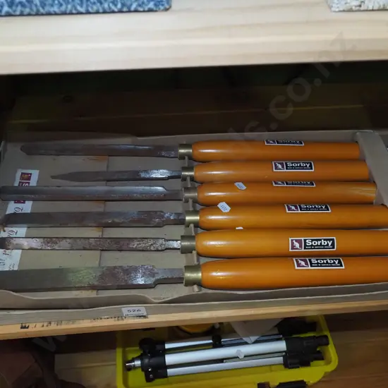Sorby lathe chisels - rust
