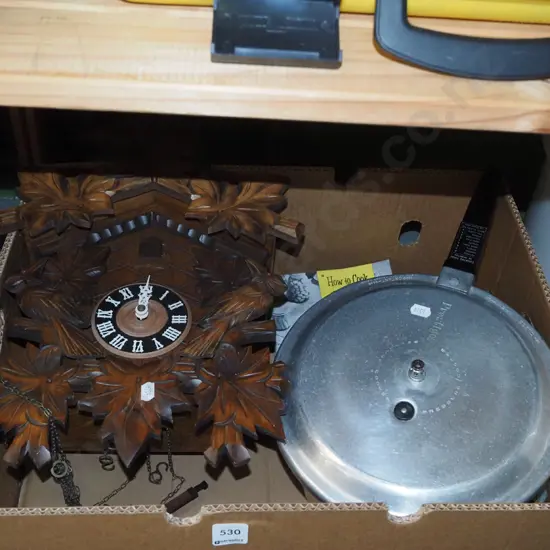 box; pressure cooker, cuckoo clock - As Is No Returns