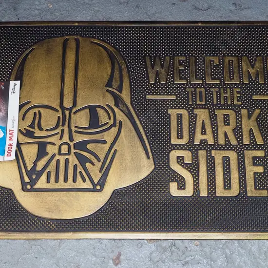 as new Star Wars Darth Vader door mat