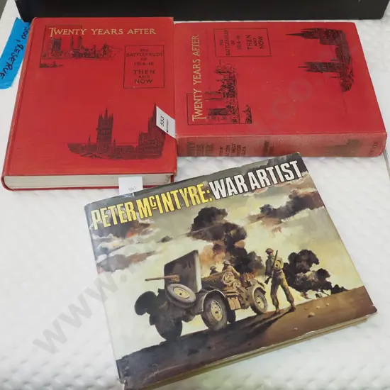 2x volumes of Twenty Years After, Peter McIntyre book
