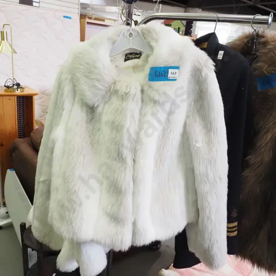 faux fur ladies coat