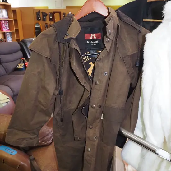 childs  large oilskin jacket