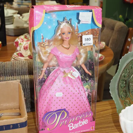 boxed Barbie Princess - damage to box