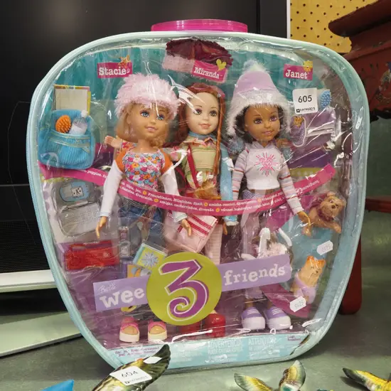 boxed  Barbie Wee Three Friends