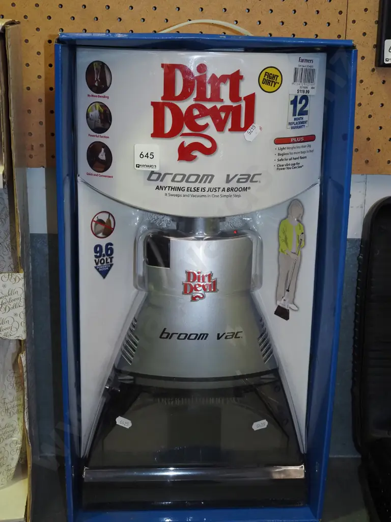 as new boxed Dirt Devil broom vacuum Image 1++