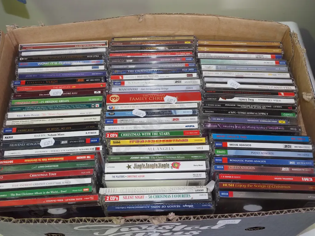box of CDs Image 1++