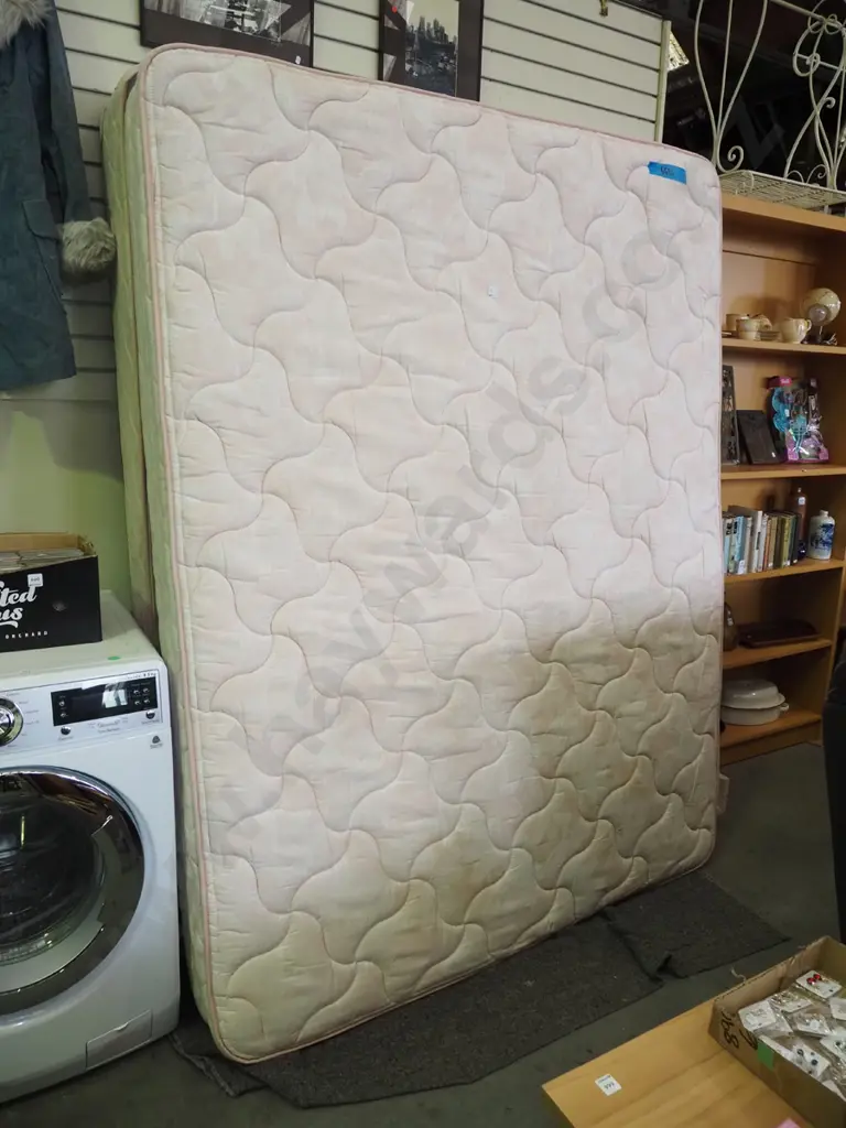 Tattersfield Manor queen bed base and mattress Image 1++