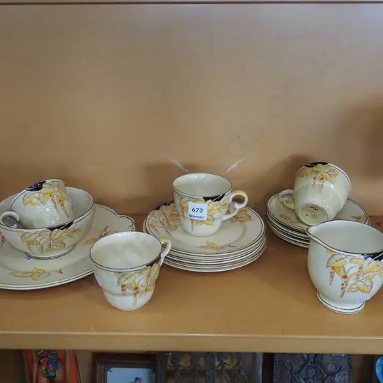 Crown Devon Autumn Leaves cups, bowls etc