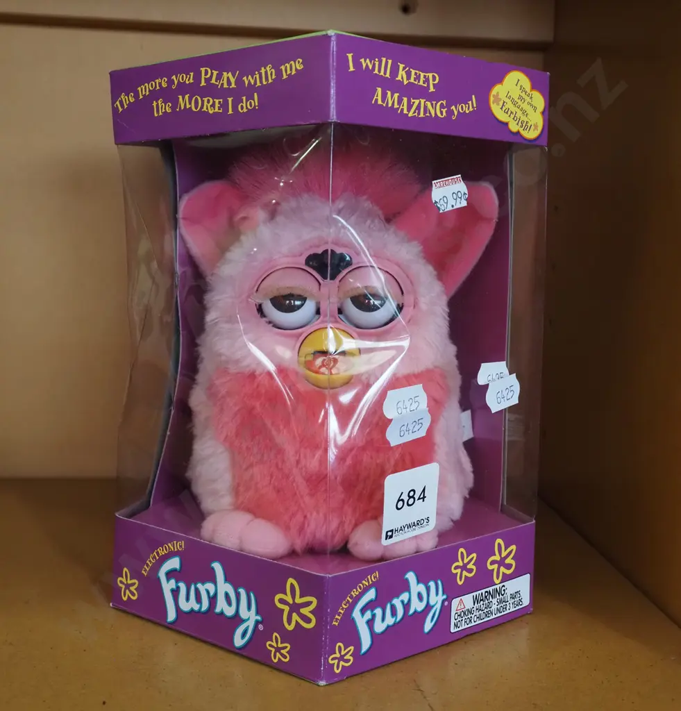boxed Furby electronic toy - damage to box Image 1++