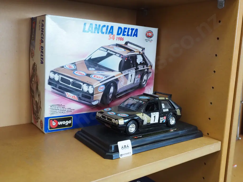 diecast Burago Lancia Delta 1986 Image 1++