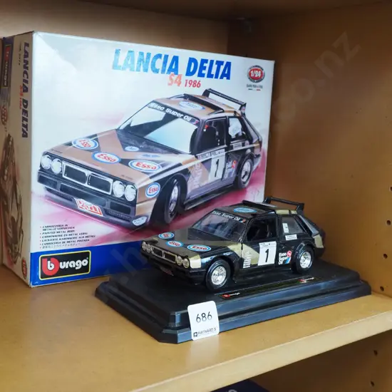 diecast Burago Lancia Delta 1986