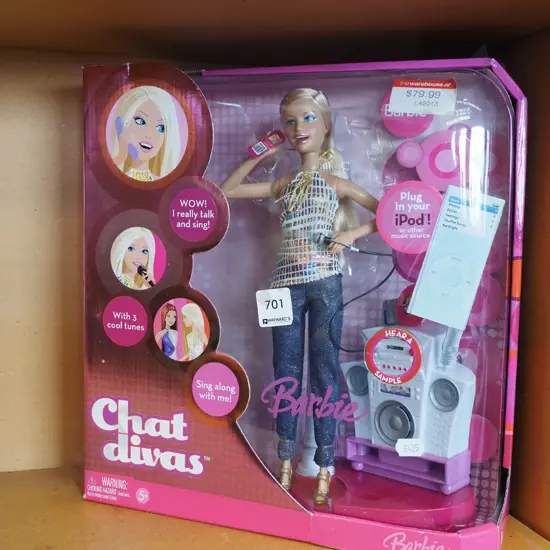 boxed as new Chat Divas Barbie