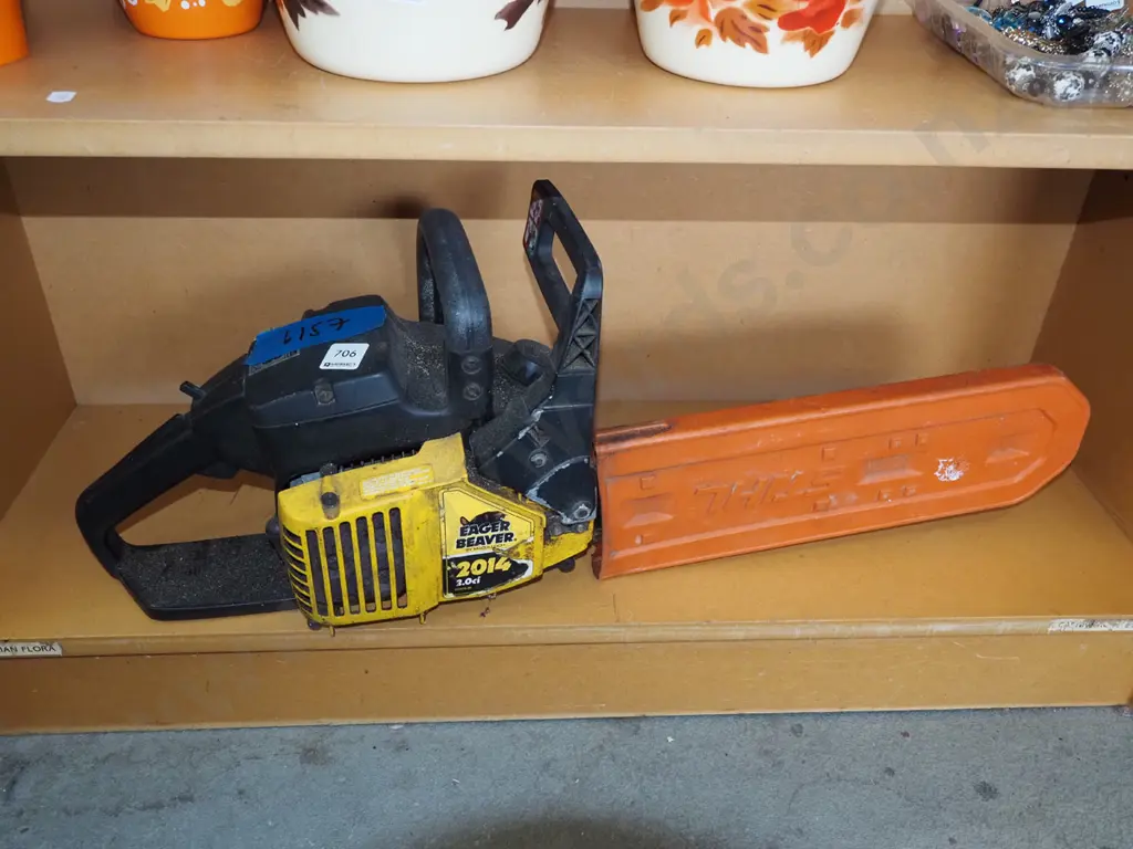 Eager Beaver chainsaw - As Is No Returns Image 1++